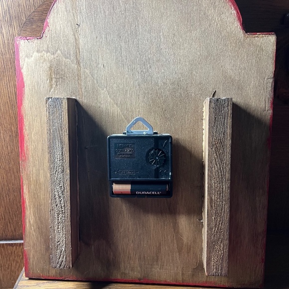 Handmade, German, Wooden, Hand Painted, Folk Art Wall Clock - Picture 3 of 4